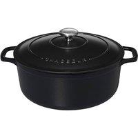 Chasseur 18cm Round Casserole - Matt Black