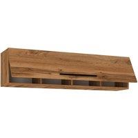 VCM Wooden wall shelf folding cabinet Arila XL in Light Oak