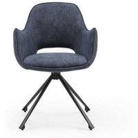 Lemon Pavilion MM Ioannis Pyramid Style Dining Chair (Pack of 2) - L58xW61.5xH81.5 cm in Blue