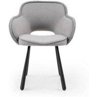 Lemon Pavilion MM Claudia Art Deco Dining Chairs (Pack of 2) - L52xW44xH84.5 cm - Grey