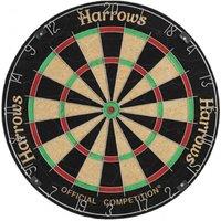 Harrows Competition Sisal Bristle Dartboard in True Black