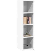 Berkfield Home Highboard White 30x41x124 cm Engineered Wood | Size: 30 x 41 x 124 cm