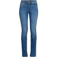 Lands' End Women's Plus Recover Straight Leg Jeans, Mid Rise in Indigo | Size: 22L