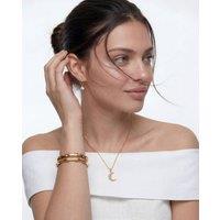Elk & Bloom Women's 14k Gold Band Bamboo Stackable Bangle