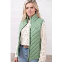 Lighthouse Clothing Laurel Women's Gilet in Light Green | Size: 16