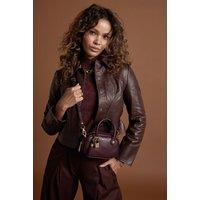 Luella Grey Women's 'Ruthanna' Mini Bowler in Purple