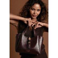 Luella Grey Women's 'Etta' Small Tote in Purple