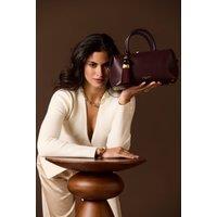Luella Grey Women's 'Alessia' Bowler Tote in Purple
