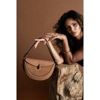 Luella Grey Women's 'Angelina' Multiway Shoulder Saddle Bag in Camel