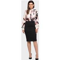 LBV Fashion Women's Aurora High Neck Blouse | Size: 10
