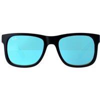 Ray-Ban Men's Rectangle Black Blue Mirror Sunglasses