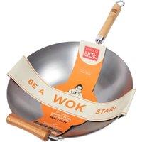 School of Wok 14"/36cm Heavy Duty Carbon Steel Wok