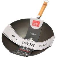 School of Wok 12/30cm Pre-Seasoned Carbon Steel Wok