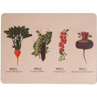 RHS Benary Vegetables Set of 4 Placemats - Stone