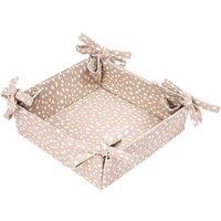 dexam Sintra Cotton Spotted Bread Basket - Stone