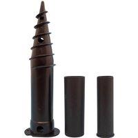 St Helens Home & Garden Plastic Screw In Ground Spike in Black