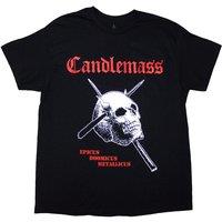 Candlemass Epicus Doomicus Metallicus T-Shirt in Black | Size: Large