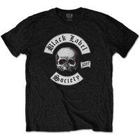 Black Label Society Skull SDMF Band Logo T-Shirt in Black | Size: 2XL