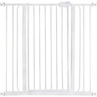 Safetots Extra Tall Pressure Fit Gate Pressure Fit Baby Gate 104cm Tall in White | Size: 75 cm - 82.6 cm