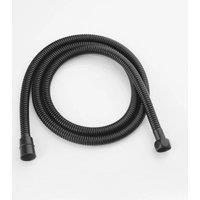 The Bath Plus 1.5 M Long Plumbing Shower Hose Flexible Stainless Steel Black Standard Pipe Flexi