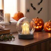 Garden Greatness Halloween Light Up Glass Ghost Ball Statement Light