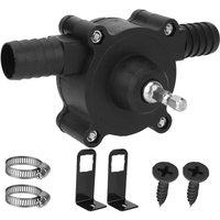 FLAVORA Portable Electric Powered Drill Pump Self Priming in Black | Size: 10000mm x 520mm
