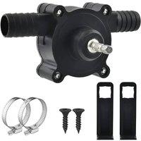 FLAVORA Portable Electric Powered Drill Pump Self Priming in Black | Size: 10000mm x 520mm