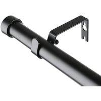 FORGEVIO 60-120 inch Telescopic Shower Curtain Pole in Black | Size: 180 cm width x 180 cm drop