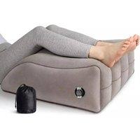 FLAVORA Inflatable Elevation Wedge Leg Foot Rest Raiser Support Pillow in Grey | Size: 100 cm x 190 cm
