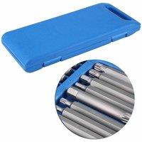 FLAVORA 40 x Allen Key Torx Hex Star Spline Socket in Blue | Size: 10000mm x 520mm