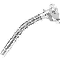 FLAVORA Flexible Metal Jerry Can Spout Pouring Nozzle, Petrol in Silver | Size: 1000mm x 400mm