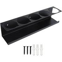 FLAVORA Carbon Steel Spray Can Holder Aerosol Storage Rack in Black | Size: 1000mm x 400mm