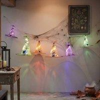 Garden Greatness Hanging Light Up Spider Witch Hats