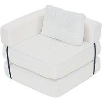 Garden Sanctuary Folding Sofa Bed with Pillow in White