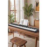 Living and Home 88 Key Full Size Digital Piano Electronic Keyboard in Black