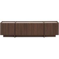 CALICOSY 4-Door TV Unit, 180 Cm Wide - ARVEN in Walnut