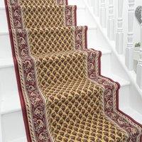 runrug Stair Runner Carpet - Durable, Non-Slip, 5.4mm - Acni' in Cream | Size: 80 cm x 510 cm