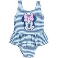 Cool Club Girl's Minnie Mouse Peplum Swimsuit in Navy | Size: 12-18 m