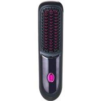SHEONLY 35W Cordless Three Adjustable Temperature Hair Straightener Brush in Black