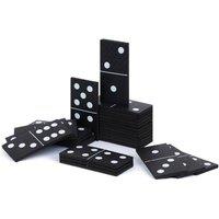 Wicked Gizmos Outdoor Giant Dominoes Game - Lightweight EVA Foam in Black