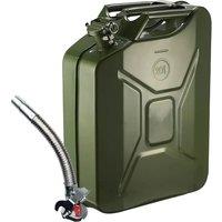 Autojack 20L Green Steel Jerry Can with Flexi Spout