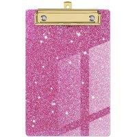 PAWNORA Acrylic Clipboards Glitter pink