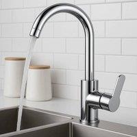 PAWNORA Kitchen Sink Mixer Tap in Silver