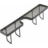 FORGEVIO Black No-Drill Bathroom Storage Rack | Size: 180 cm width x 180 cm drop