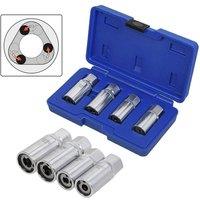 FLAVORA Stud Extractor Remover Socket Set in Blue | Size: 10000mm x 520mm