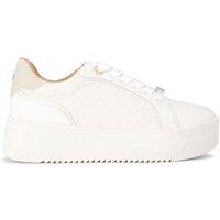 KG Kurt Geiger Women's 'Lighter Weave' Trainers in White | Size: 4