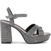 KG Kurt Geiger Women's 'Fleur Platform' Sandals in Silver | Size: 5
