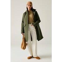 Regatta Women's Waterproof Hooded Ramona Insulated Jacket in Khaki | Size: 8