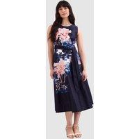 Phase Eight Women's Natalya Floral Dress in Dark Navy | Size: 16