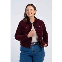 Kettlewell Women's Vera Velvet Jacket in Aubergine | Size: 10